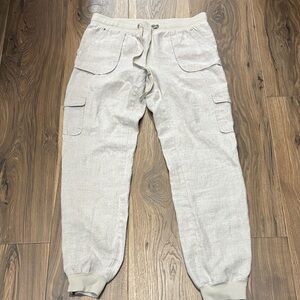 INC International Concepts Light Beige Cargo Pants